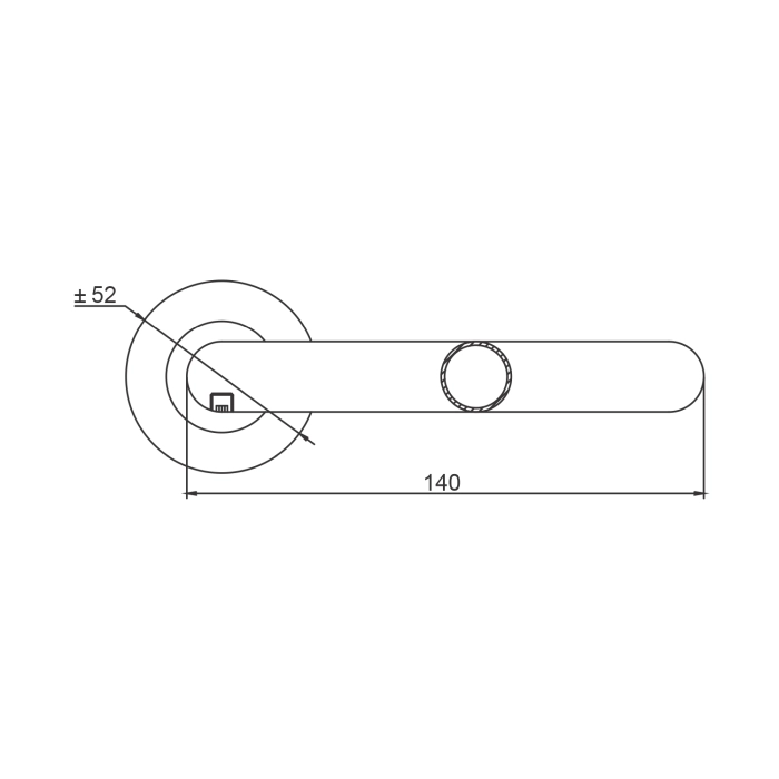 Safety Tubular Lever Handle with Escutcheons 19mm Grade 316 – Satin Stainless Steel – British Hardware