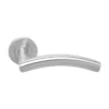 Tubular Lever Handle Satin Stainless Steel | British Hardware