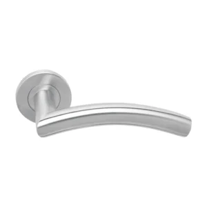 Tubular Lever Handle Satin Stainless Steel | British Hardware