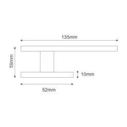stainless steel lever handle on square rose with escutcheon for home doors, office doors and interior doors