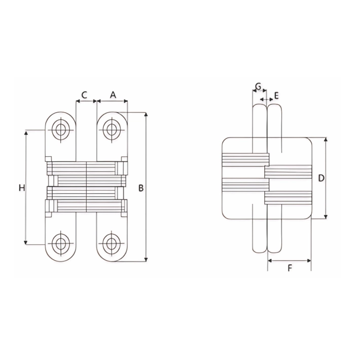 zinc alloy concealed cabinet hinge for furniture and kitchen cabinets