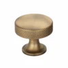 premium brass cabinet knob with round head for furniture doors and drawers