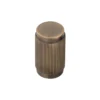 brass round cabinet cylinder knob for furniture doors and drawers
