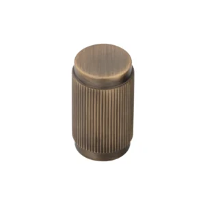 brass round cabinet cylinder knob for furniture doors and drawers