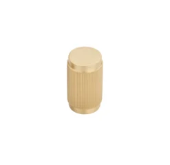 brass round cabinet cylinder knob for furniture doors and drawers