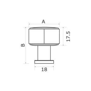 brass cabinet knob for furniture doors and drawers