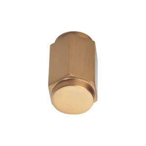 brass square small cylinder knob for furniture doors and cabinets