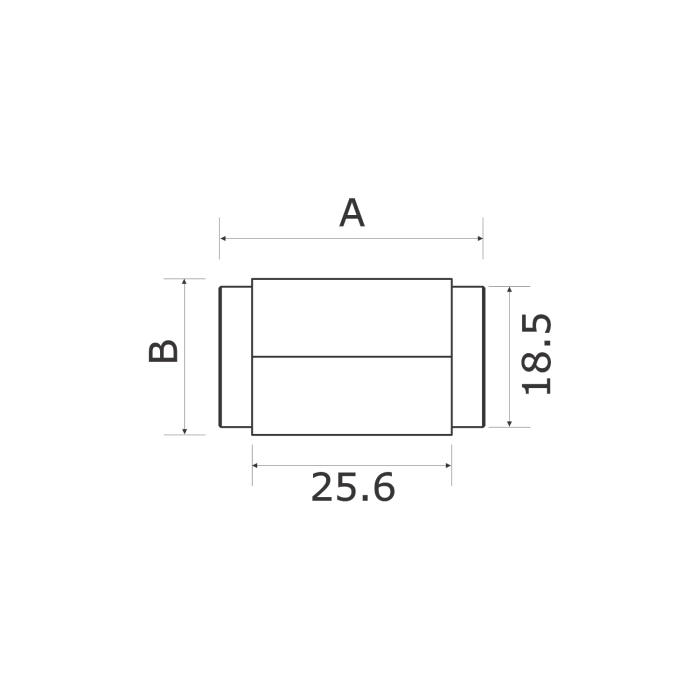 brass square small cylinder knob for furniture doors and cabinets