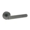 brass lever handle on 10mm round rose without escutcheon for doors