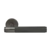 brass lever door handle with escutcheon for interior and main doors