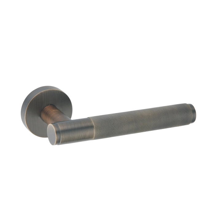 brass lever handle with escutcheon plate for interior and main doors