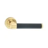 Brass Lever Handle 137mm in Polished Brass British Hardware