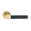 Brass Lever Handle 137mm in Satin Brass British Hardware