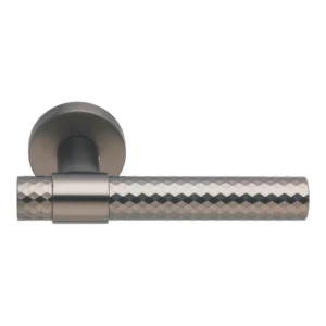 Brass Lever Handle 132mm in Gun Metal EuroArt British Hardware