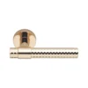 Brass Lever Handle 132mm in Polished Gold EuroArt British Hardware