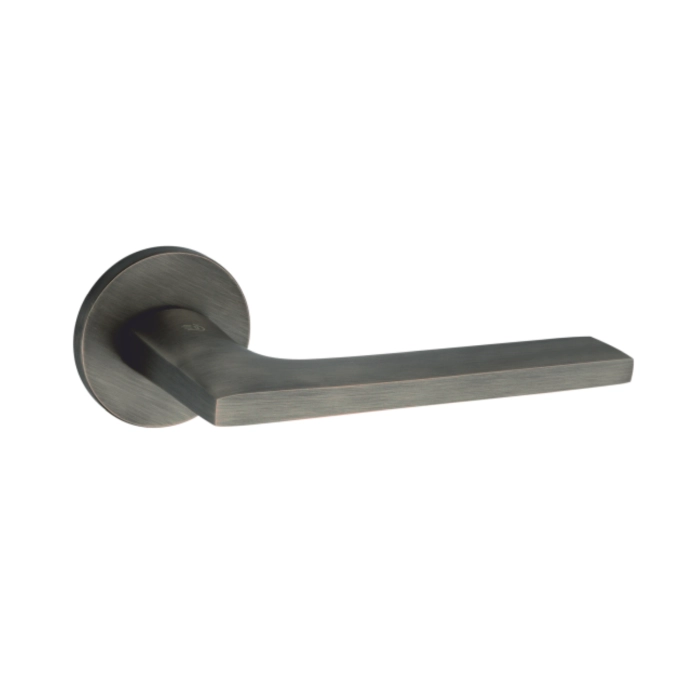 Brass Lever Handle 143mm in Urban Bronze British Hardware