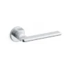 Brass Lever Handle 155mm in Polished Chrome British Hardware