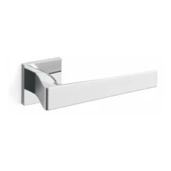 brass lever handle with escutcheon plate for interior and main doors