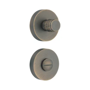Brass round turn knob for doors or cabinets