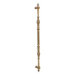 brass Cleopetra door pull handle for home doors, office doors, interior doors, premium hardware