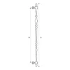 brass Cleopetra door pull handle for home doors, office doors, interior doors, premium hardware