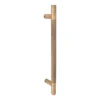knurled brass door pull handle with premium grip for modern main doors