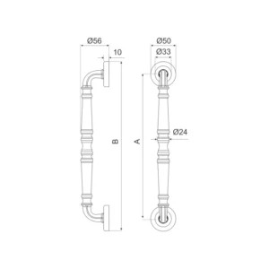 premium brass door pull handle on rose for main doors and luxury interiors