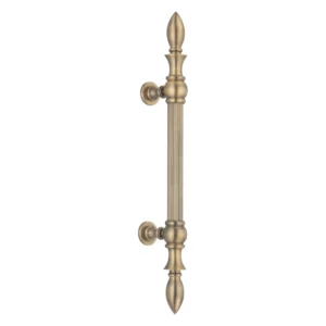 Brass Ardea door pull handle for main doors