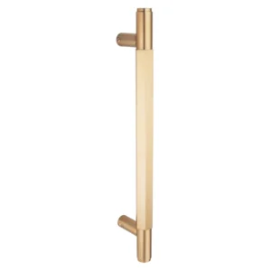 EuroArt Hexara Brass Door Pull Handle by British Hardware