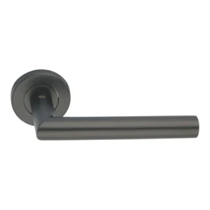 Stainless Steel Lever 135mm in Matt Black EuroArt British Hardware