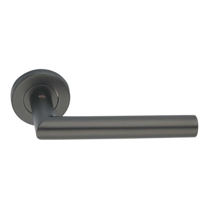 Stainless Steel Lever 135mm in Matt Black EuroArt British Hardware
