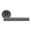 Stainless Steel Lever 135mm in Matt Black EuroArt British Hardware