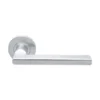 EuroArt Stainless Steel Lever 128mm Satin Stainless Steel British Hardware