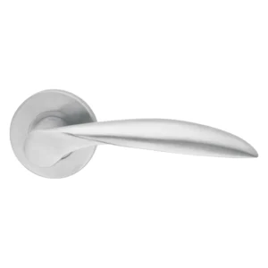 EuroArt Stainless Steel Lever 128mm Satin Stainless Steel British Hardware