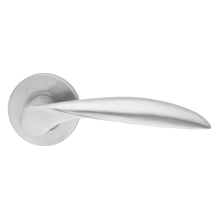 EuroArt Stainless Steel Lever 128mm Satin Stainless Steel British Hardware