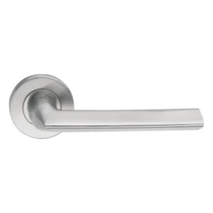 EuroArt Stainless Steel Lever 130mm Satin Stainless Steel British Hardware