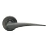 EuroArt Stainless Steel Lever 126mm Matt Black British Hardware