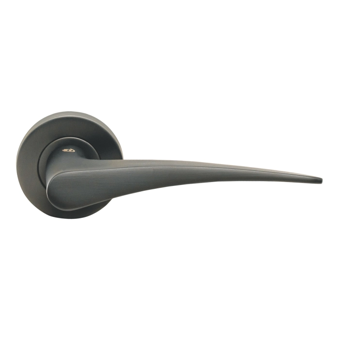 EuroArt Stainless Steel Lever 126mm Matt Black British Hardware