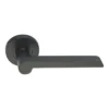EuroArt Stainless Steel Lever 126mm Matt Black British Hardware