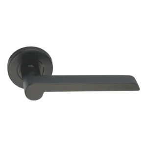 EuroArt Stainless Steel Lever 126mm Matt Black British Hardware