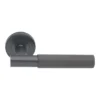 EuroArt Stainless Steel Lever 126mm Matt Black British Hardware