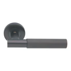 EuroArt Stainless Steel Lever 126mm Matt Black British Hardware