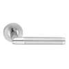 EuroArt Designer Stainless Steel Lever 135mm Satin SS Polished SS British Hardware