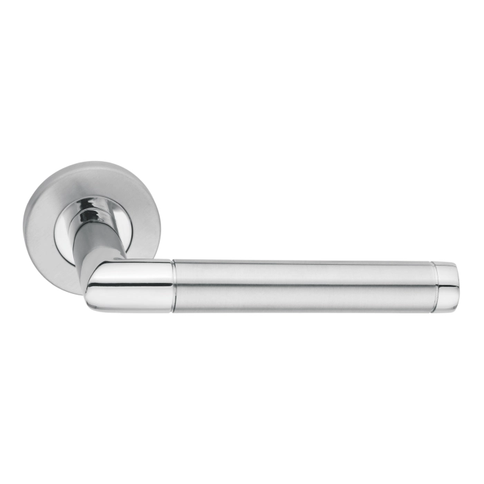 EuroArt Designer Stainless Steel Lever 135mm Satin SS Polished SS British Hardware