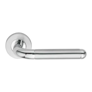 EuroArt Stainless Steel Lever 135mm Satin SS Polished SS British Hardware