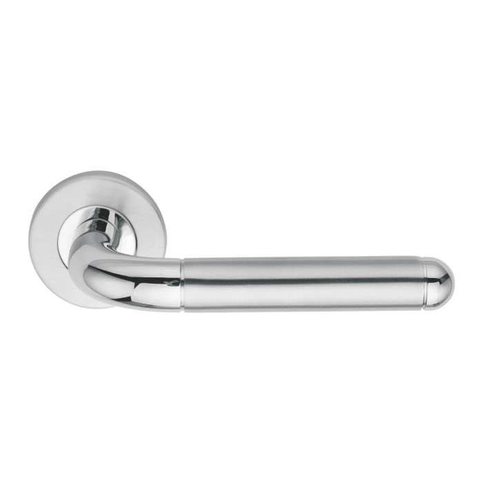 EuroArt Stainless Steel Lever 135mm Satin SS Polished SS British Hardware