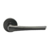 EuroArt Stainless Steel Lever 140mm Matt Black British Hardware