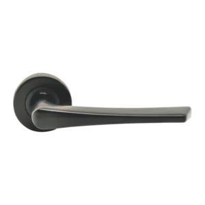 EuroArt Stainless Steel Lever 140mm Matt Black British Hardware