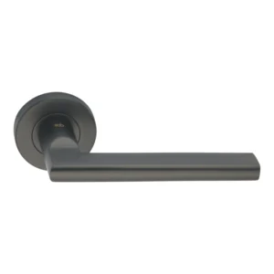EuroArt Stainless Steel Lever 135mm Matt Black British Hardware