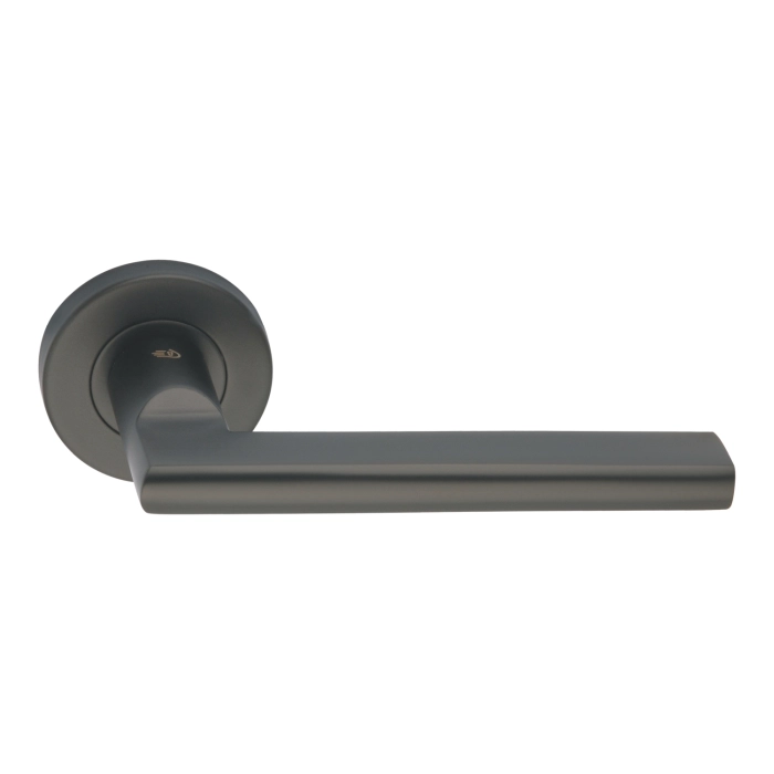 EuroArt Stainless Steel Lever 135mm Matt Black British Hardware